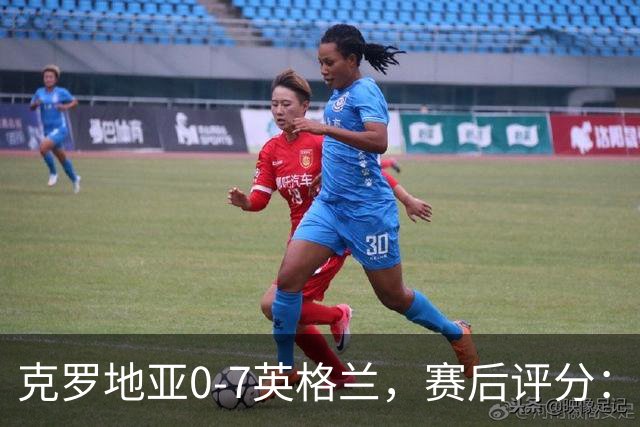 克罗地亚0-7英格兰，赛后评分：不是凯恩第一，英格兰10号第一
