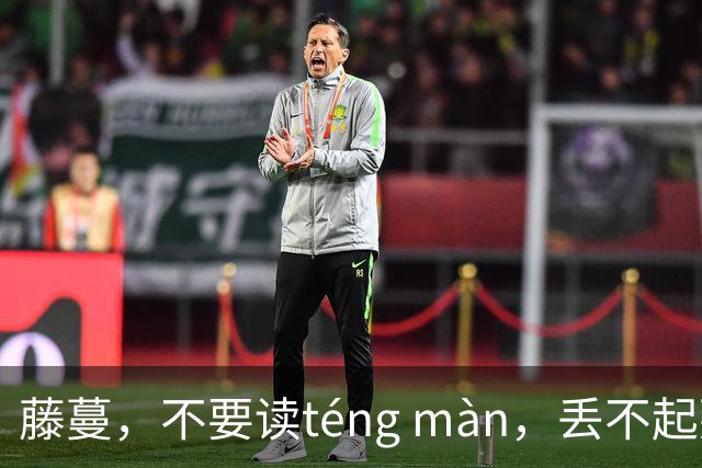 藤蔓，不要读téng màn，丢不起那个人！